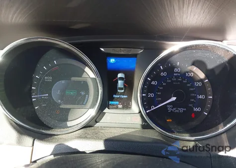 2014 Hyundai Sonata Hybrid Limited from USA, damaged, VIN KMHEC4A45EA104955